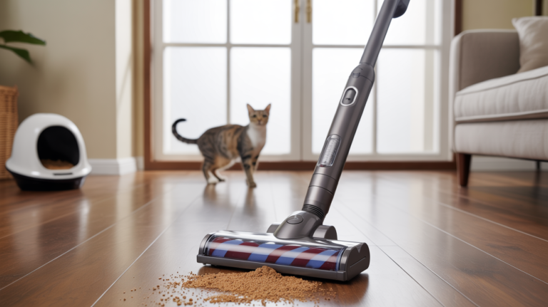 Best Stick Vacuum for Cat Litter on Hardwood Floors